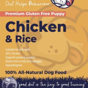 Puppy Food - Premium Chicken (30%) & Rice - Delivery Included