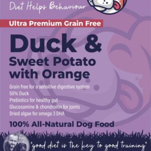 Ultra Premium Duck & Sweet Potato with Orange / Green Lipped Mussel for Joints - Delivery Included