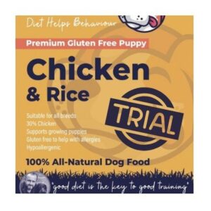 **PUPPY FOOD / TRIAL BAG** Trial Bag of Premium Chicken and Rice Puppy (2.5kg)